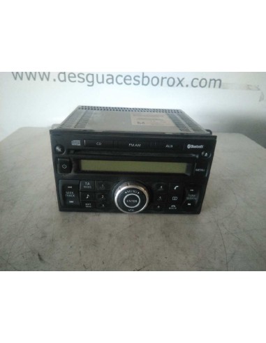 Recambio de sistema audio / radio cd para nissan qashqai+2 (jj10) k9k referencia OEM IAM 28185JD05A  