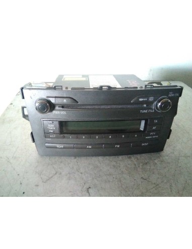 Recambio de sistema audio / radio cd para toyota auris 1zr referencia OEM IAM 8612002520  