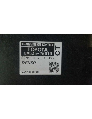 Recambio de centralita cambio automatico para toyota prius (zvw30) referencia OEM IAM 8953576010  