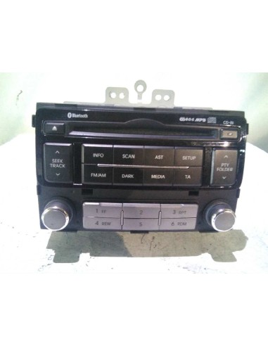 Recambio de sistema audio / radio cd para hyundai i20 d4fc referencia OEM IAM 961211J252BLH  