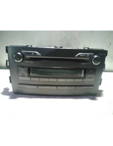 Recambio de sistema audio / radio cd para toyota auris 1zr referencia OEM IAM 8612002520  