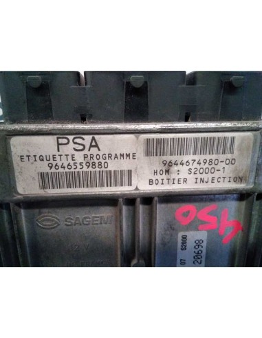 Recambio de centralita motor uce para citroen xsara picasso 6fz referencia OEM IAM 9646559880  